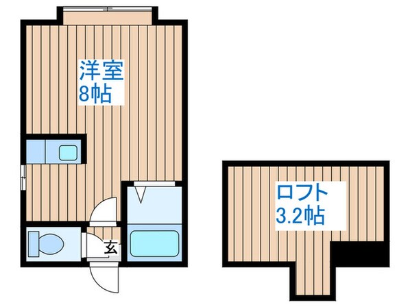 サクシ－ド八軒の物件間取画像